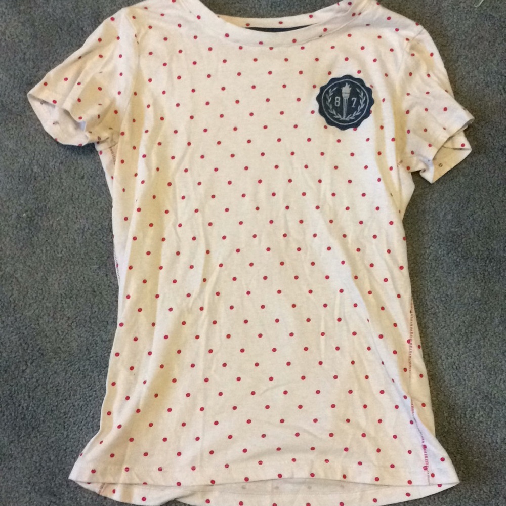 polka dot shirt